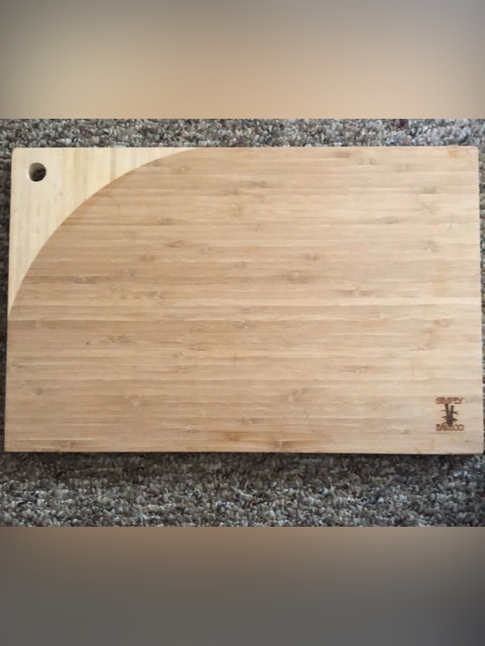 Simply Bamboo Wood Cutting Board 12x18